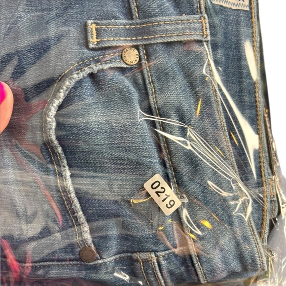 Paige Distressed Blue Kylie Crop Skinny Jeans Size 29 in Nora Destructed - Picture 14 of 14